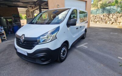 RENAULT TRAFIC COMBI 9 PLACES 72500kms 2 portes latérales