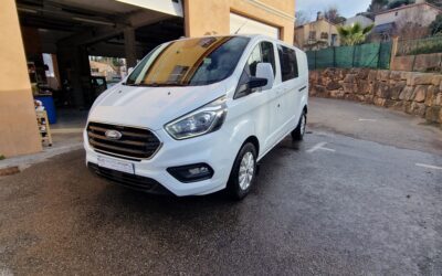 Ford Transit Custom cabine approfondie Ecoblue 170Hybrid